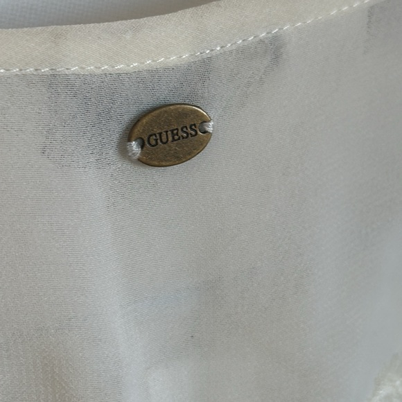 Guess Los Angeles Imprinted sheer Size Small Wrist Front Strings - Picture 10 of 13